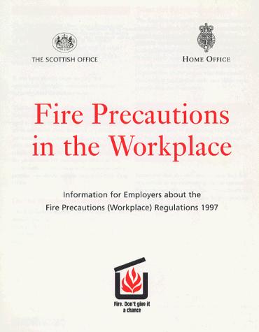 Cover for Fire Precautions in the Workplace (Stationery Office)