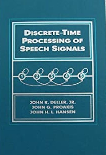 Cover for Discrete-time processing of speech signals