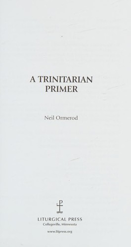 Cover for A trinitarian primer