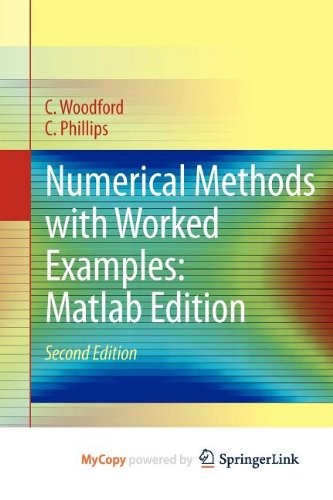 Cover for Numerical Methods with Worked Examples