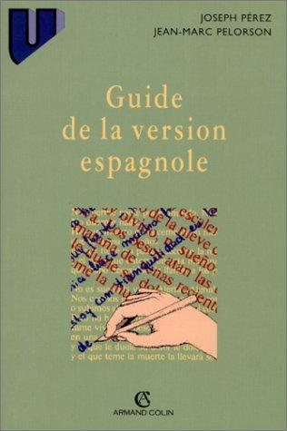 Cover for Guide de la version espagnole
