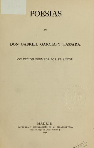 Cover for Poesias