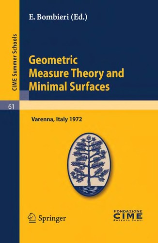 Cover for Geometric Measure Theory and Minimal Surfaces