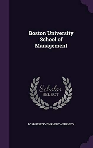 Cover for Boston University School of Management
