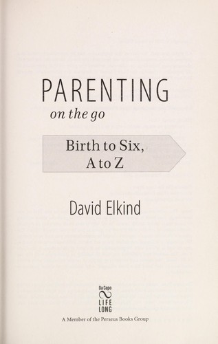 Cover for Parenting on the go