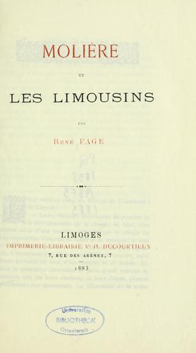 Cover for Molière et les Limousins