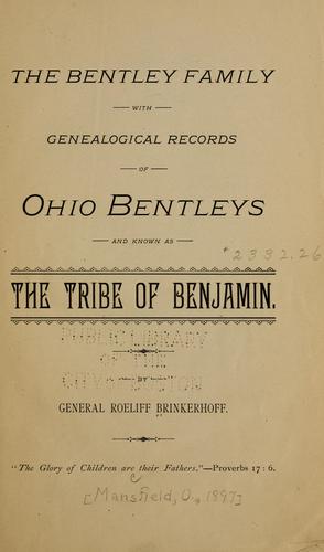 Cover for The Bentley family