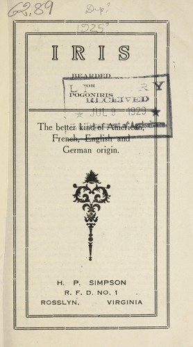 Cover for Iris