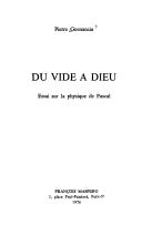 Cover for Du vide à Dieu