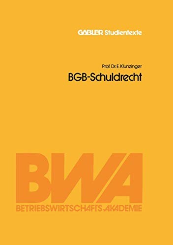 Cover for Bgb-Schuldrecht