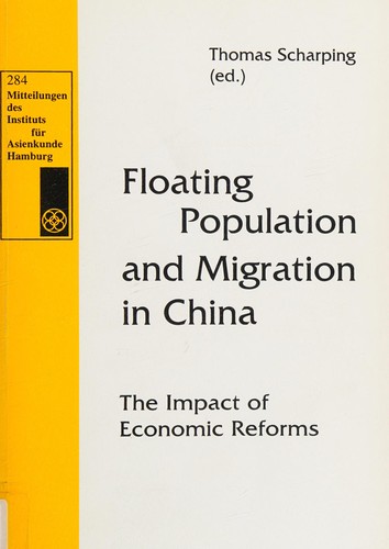 Cover for Floating population and migration in China