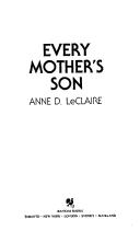 Cover for Every mother's son