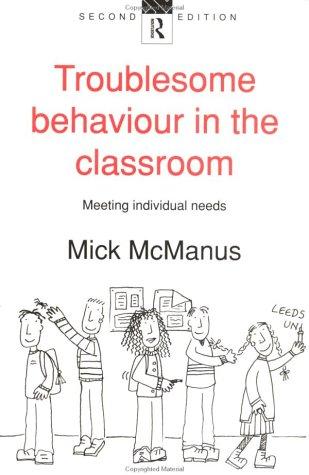 Cover for Troublesome behaviour in the classroom