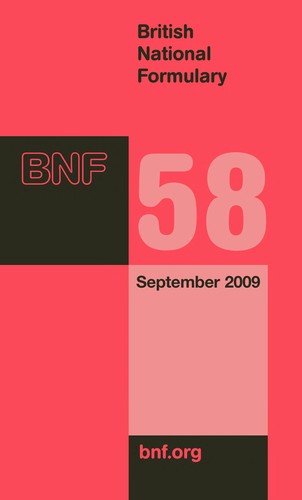 Cover for British national formulary