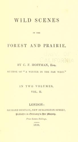 Cover for Wild scenes in the forest and prairie
