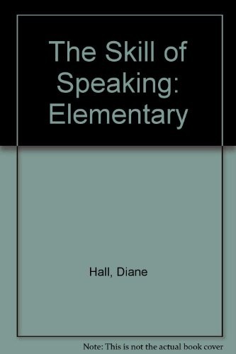 Cover for The Skill of Speaking