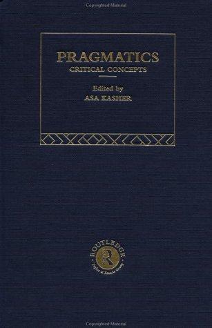 Cover for Pragmatics