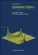Cover for Lectures on quantum optics