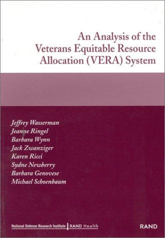 Cover for An Analysis of the Veterans Equitable Resource Allocation (VERA) System