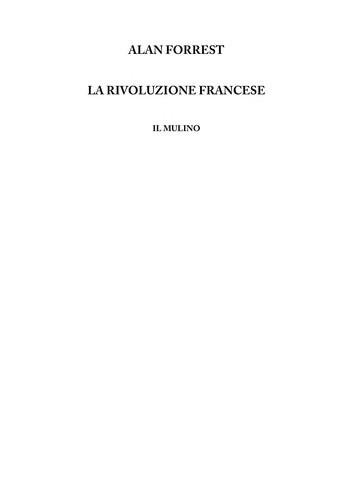 Cover for La Rivoluzione francese