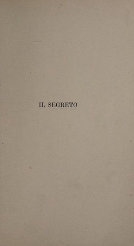 Cover for Il Segreto