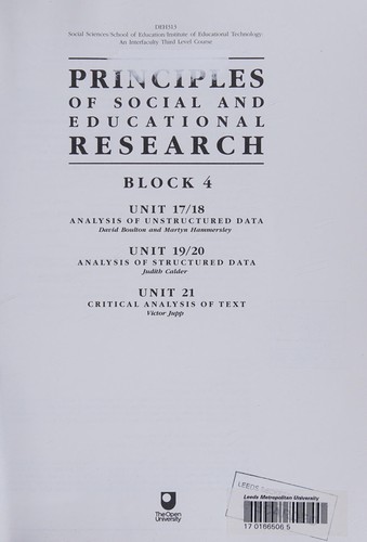 Cover for In Conclusion