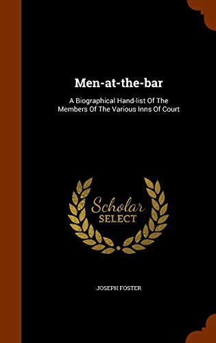 Cover for Men-at-the-bar