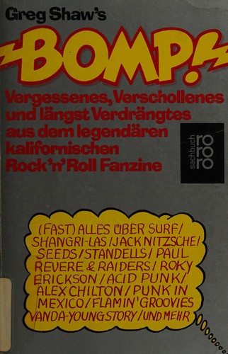 Cover for Greg Shaw's Bomp!