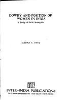 Cover for Dowry and position of women in India