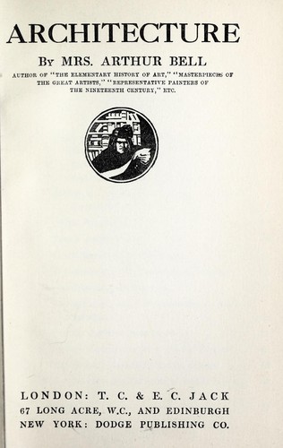 Cover for Architecture
