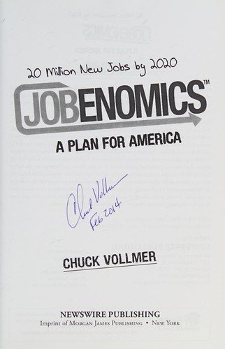 Cover for Jobenomics : A Plan for America