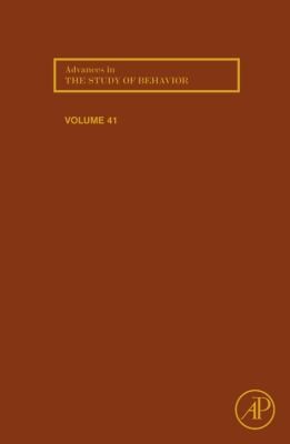 Cover for Advances In The Study Of Behavior