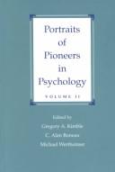 Cover for Portraits of pioneers in psychology.