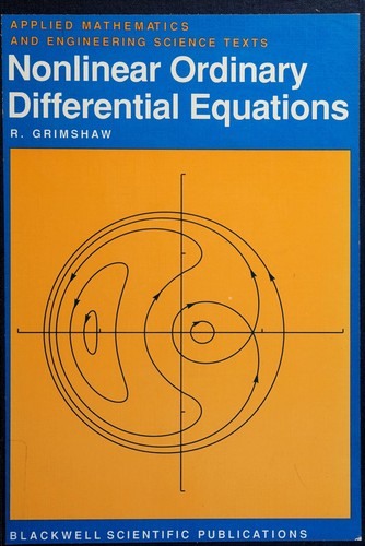 Cover for Nonlinear ordinary differential equations