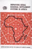 Cover for Improving rural regional settlement systems in Africa