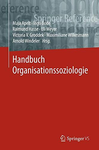 Cover for Handbuch Organisationssoziologie