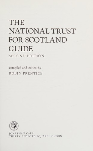 Cover for The National Trust for Scotland guide