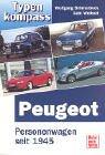 Cover for Typenkompass Peugeot. Personenwagen seit 1945.