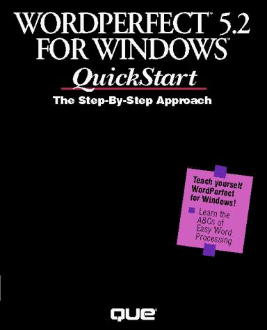 Cover for WordPerfect 5.2 for Windows quickstart