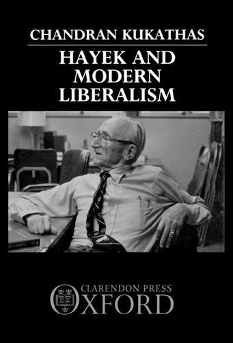 Cover for Hayek and modern liberalism