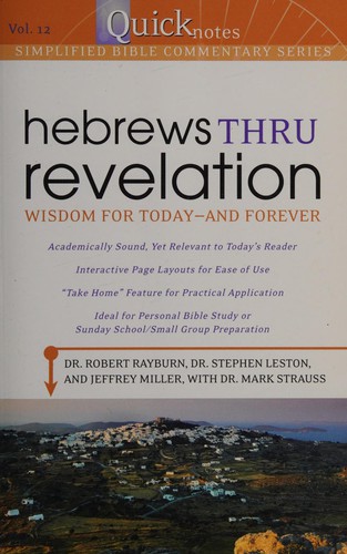 Cover for Hebrews thru Revelation