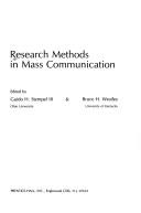 Cover for Research methods in mass communication