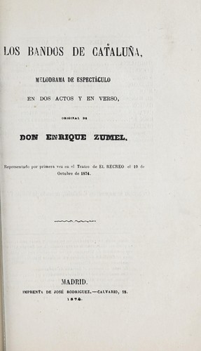 Cover for Los bandos de Cataluña