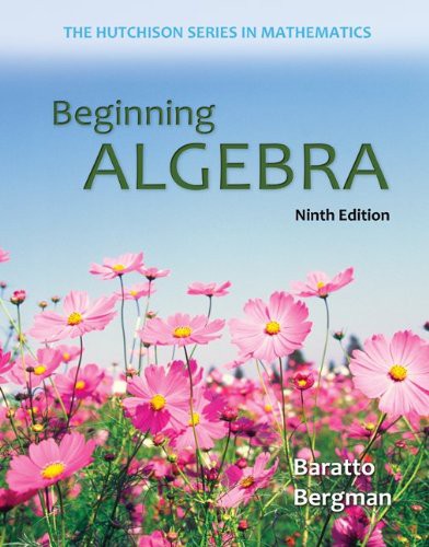 Cover for Beginning Algebra Connect hosted by ALEKS 52 Week Access Card