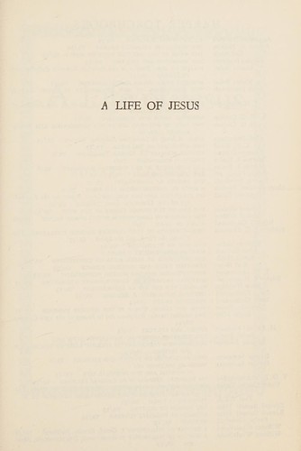 Cover for A Life of Jesus