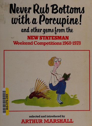 Cover for Never rub bottoms with a porcupine!