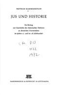 Cover for Jus und Historie