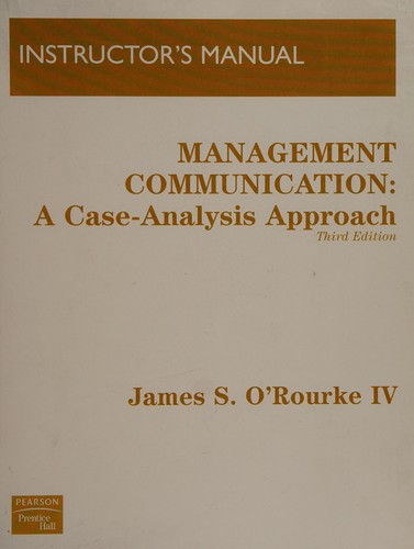 Cover for Management communication