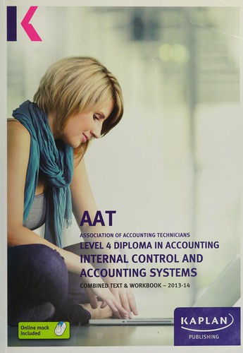Cover for Internal control and accounting systems