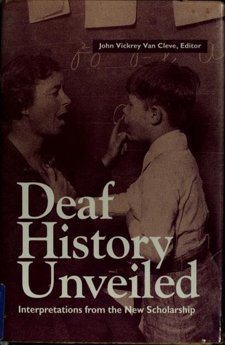 Cover for Deaf History Unveiled